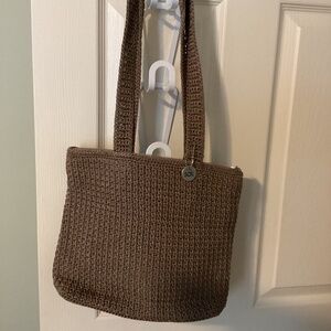 Sak brand crochet two strap shoulder bag